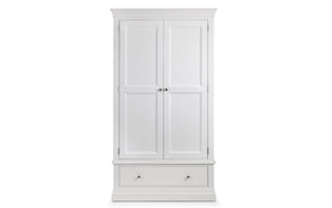 Julian Bowen Clermont 2 Door 1 Drawer Wardrobe