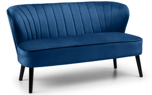 Julian Bowen Coco 2 Seater Sofa Blue-Better Bed Company 