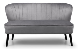 Julian Bowen Coco 2 Seater Sofa Grey From Front-Better Bed Company 