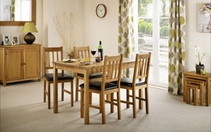 Julian Bowen Coxmoor Oak Rectangular Dining Table