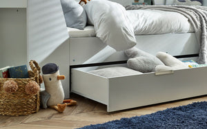 Julian Bowen Cyclone Daybed - White Drawer Out-Better Bed Company