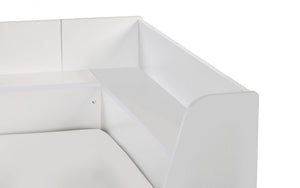 Julian Bowen Cyclone Daybed - White Shelf Close Up-Better Bed Company