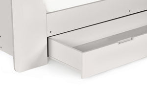 Julian Bowen Cyclone Daybed - Taupe White Background Drawer Out-Better Bed Company