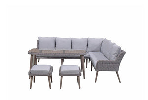 Signature Weave Danielle Corner Sofa Dining From Side-Better Bed Company 