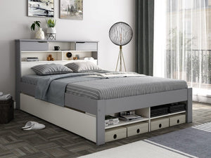 Bedmaster Fabio Bed Frame Grey-Better Bed Company