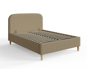 GFW Florence Boucle Ottoman Bed On Show Slats-Better Bed Company