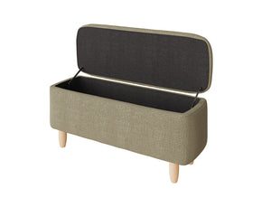 GFW Florence Boucle Ottoman Mushroom Open-Better Bed  Company