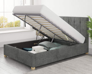 Better Bromley Granit Black Ottoman Bed
