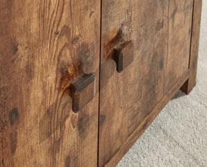 GFW Jakarta Compact Sideboard Detail Of Wood Close Up-Better Bed Company 