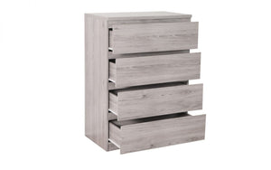 Julian Bowen Jupiter 4 Drawer Chest Grey Oak