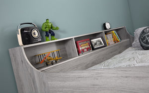 Julian Bowen Jupiter Mid Sleeper Bed Grey Oak