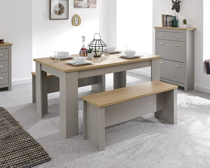GFW Lancaster Dining Table And Benches