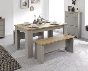 GFW Lancaster Dining Table And Benches