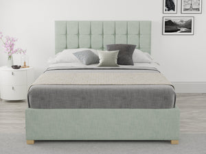 Better Laura Eau Green Ottoman Bed