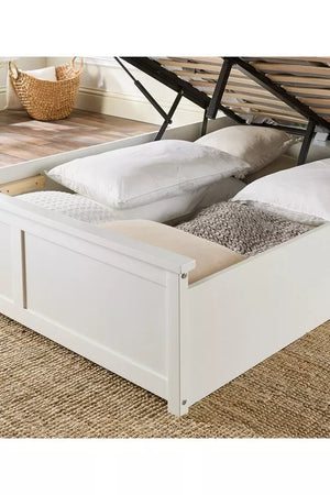 Aspire Atlantic Solid Wood Ottoman Bed Frame Storage-Better Bed Company