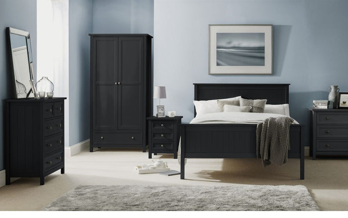 Julian Bowen Maine Bed - Anthracite