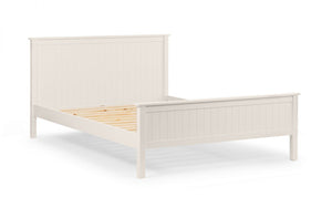 Julian Bowen Maine White Bed Frame Slats On Show-Better Bed Company 