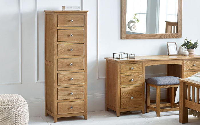 Julian Bowen Mallory 7 Drawer Narrow Chest