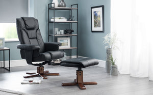 Julian Bowen Malmo Recliner And Foot Stool-Better Bed Company 