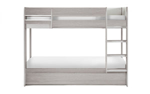 Julian Bowen Mars Bunk And Underbed - Grey Oak From Front-Better bed Company