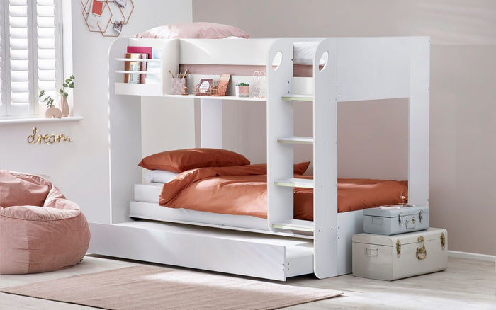 Julian Bowen Mars Bunk And Underbed - White