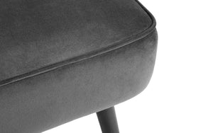 Julian Bowen Miro Curved Back Sofabed Seat Stitching Detail-Better Bed Company 