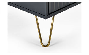 Julian Bowen Murano Coffee Table - Matte Black