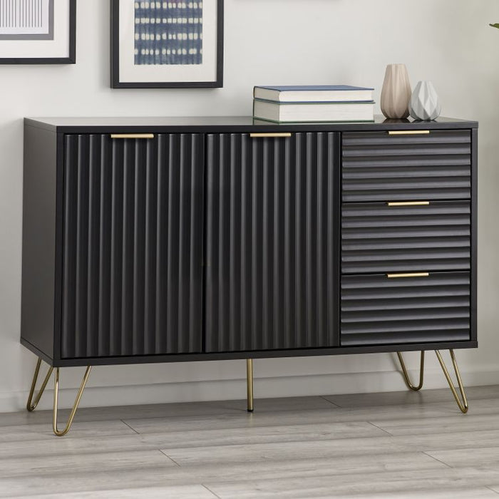 Julian Bowen Murano Large Sideboard - Matte Black