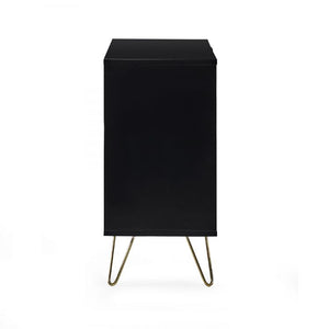 Julian Bowen Murano Large Sideboard - Matte Black