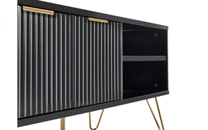 Julian Bowen Murano TV Unit - Matte Black