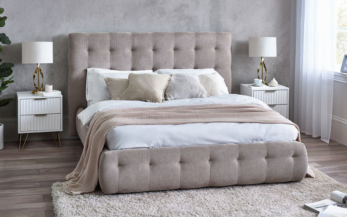 Julian Bowen Odette Bed - Light Taupe