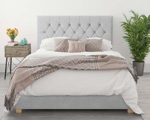 Better Finchen Silver Ottoman Bed