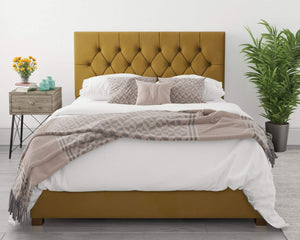 Better Finchen Yellow Ottoman Bed