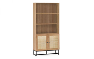 Julian Bowen Padstow Tall Bookcase - Oak