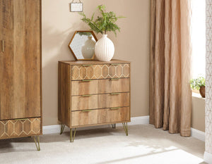 GFW Orleans 4 Drawer Chest - Mango-Better Bed Company