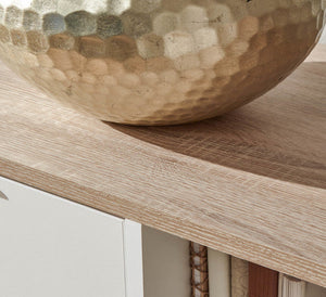 GFW Alma Large Sideboard Oak Top Close Up-Better Bed Company 