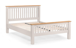 Julian Bowen Richmond Grey And Oak Bed Frame