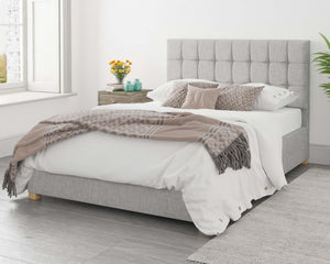 Better Cheshire Light Grey Ottoman Bed-Better Bed Company 