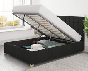 Better Cheshire Charcoal Ottoman Bed