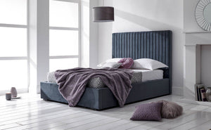 GFW Milazzo Ottoman Bed Dark Blue From Another View-Better Bed Company 