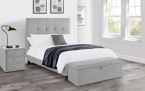 Julian Bowen Sorrento Bed Frame Light Grey