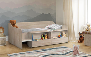 Julian Bowen Stella Low Sleeper Bed Oak-Better Bed Company