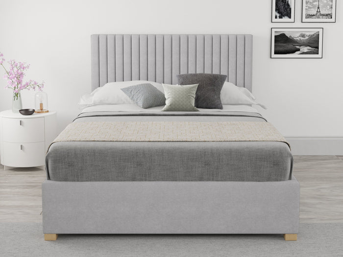 Better Glossop Silver Grey Ottoman Bed