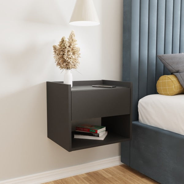 GFW Harmony Wall Mounted Pair Of Bedside Tables