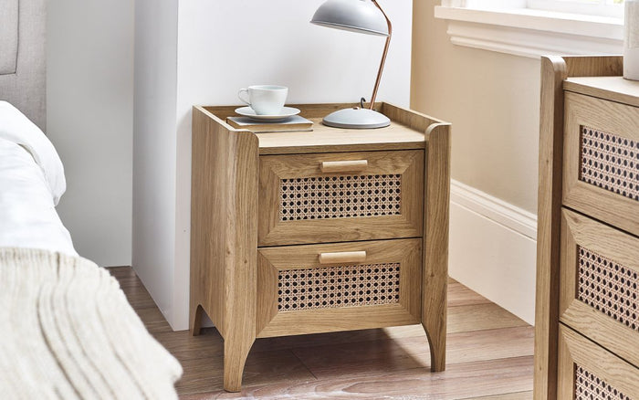 Julian Bowen Sydney 2 Drawer Bedside Table