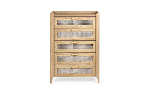 Julian Bowen Sydney 5 Drawer Chest From Front-Better Bed Company