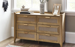 Julian Bowen Sydney 6 Drawer Wide Chest-Better Bed Company