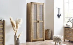 Julian Bowen Sydney 2 Door Wardrobe-Better Bed Company