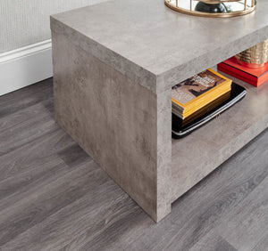 GFW Bloc Coffee Table with Shelf Side Close Up-Better Bed Company
