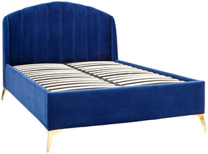 GFW Pettine End Lift Ottoman Bed Blue Slats On Show-Better Bed Company